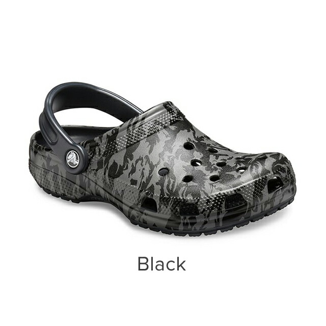 white camo crocs