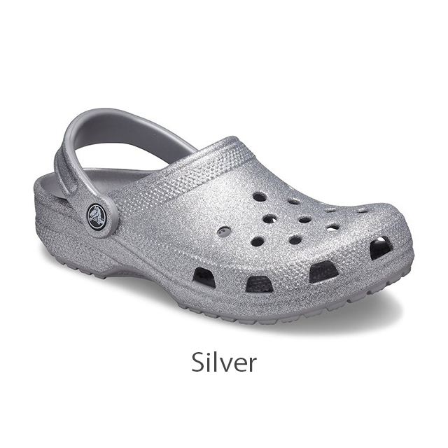 white classic clog crocs