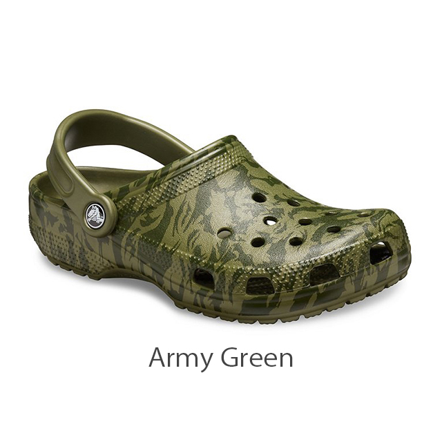 camo crocs