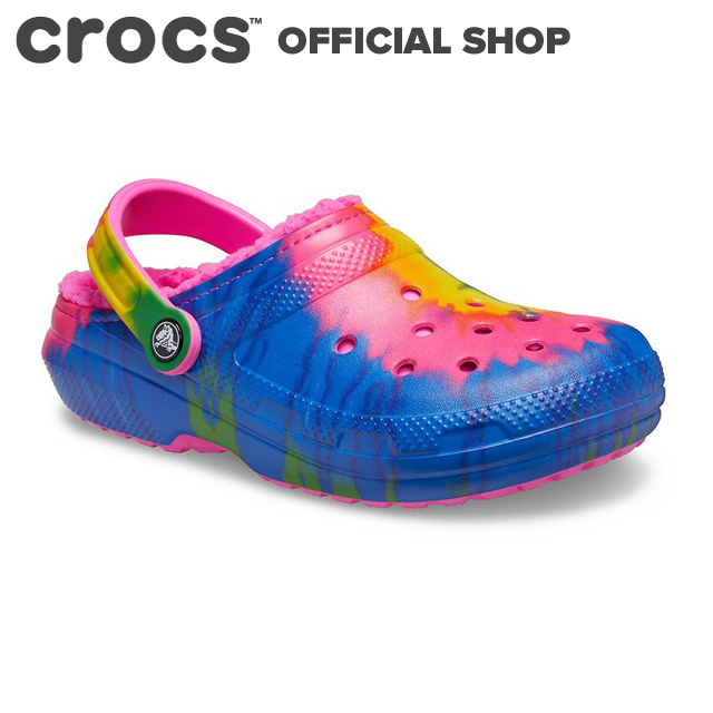 楽天市場 クロックス公式 クラシック ラインド タイダイ クロッグ Classic Tie Dye Lined Clog Crocs レディース メンズ サンダル ボア付 冬 Ol クロックス公式ショップ楽天市場店