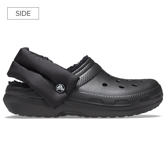 white crocs with crocs on the side