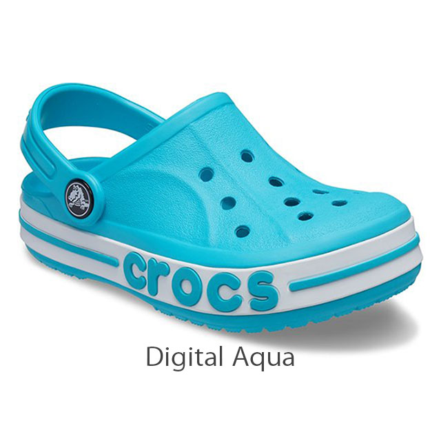 crocs aqua blue