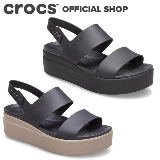 【楽天市場】【クーポン対象】【クロックス公式】ブルックリン ロウ ウェッジ ウィメン Brooklyn Low  Wedge / crocs レディース サンダル【OL】：クロックス公式ショップ楽天市場店