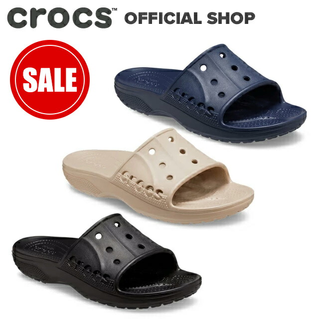 crocs men's baya slides