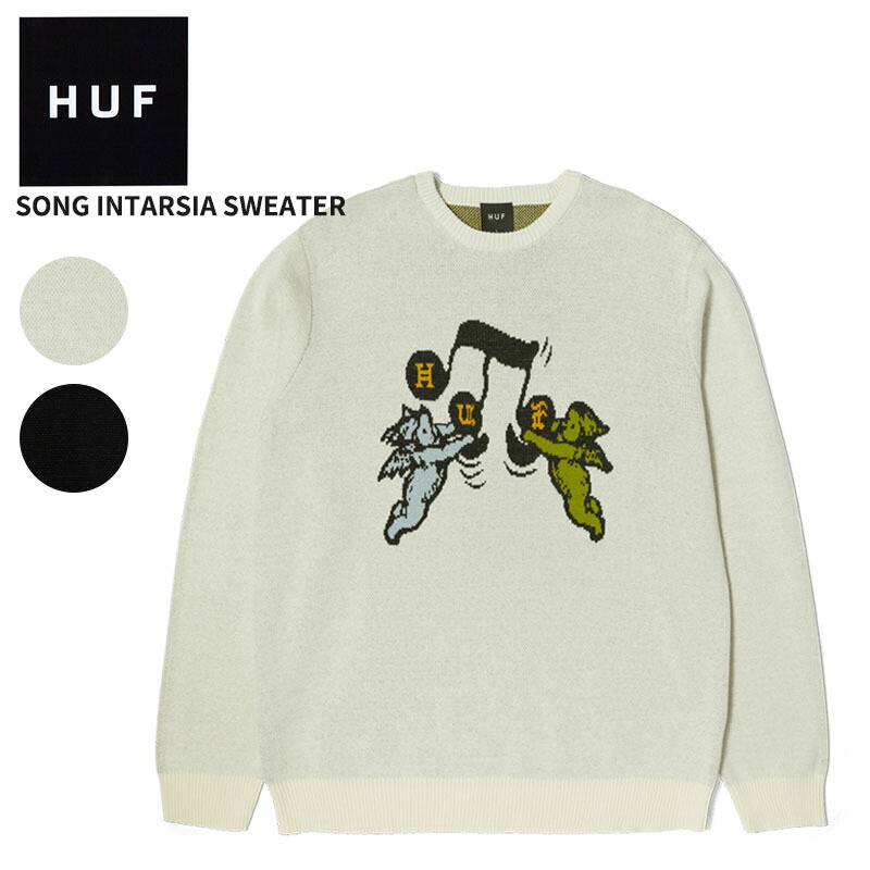楽天市場】ハフ スウェット HUF TRIBAL CREWNECK SWEATER ニット