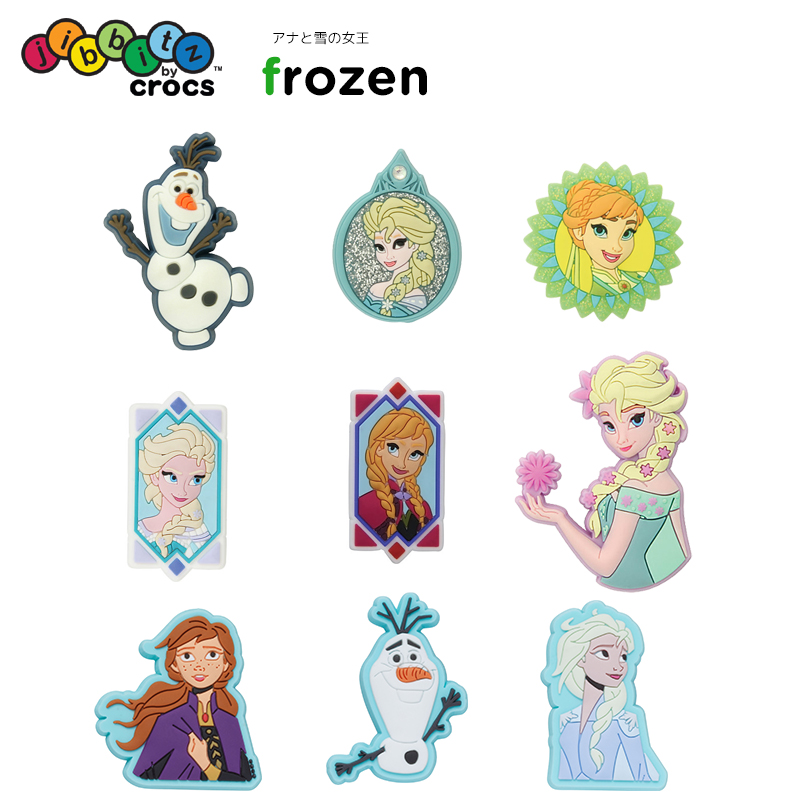 ジビッツ(jibbitz) ディズニー アナと雪の女王 オラフ(Frozen Olaf) クロックス/シューズアクセサリー/キャラクター[RED][C/A-2]画像