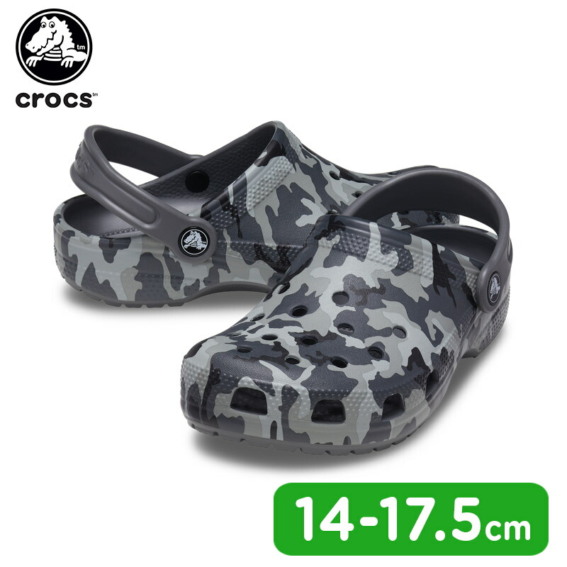 クロックス crocs クラシック カモ クロッグ トドラー classic camo clog t キッズ サンダル シューズ 子供用 C A  レビュー高評価のおせち贈り物