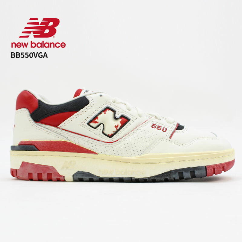 New Balance ニューバランス BB550HR1 26 New Balance 550 White Red Black - BB550HR1 - US