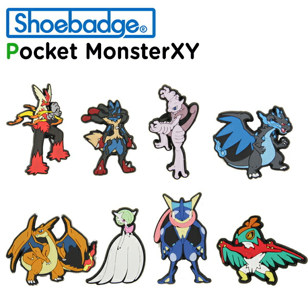 楽天市場 シューバッジ Shoebadge ポケットモンスター Xy ポケモンxy クロックス シューズアクセサリー ジビッツ C A 2 Crohas クロハス