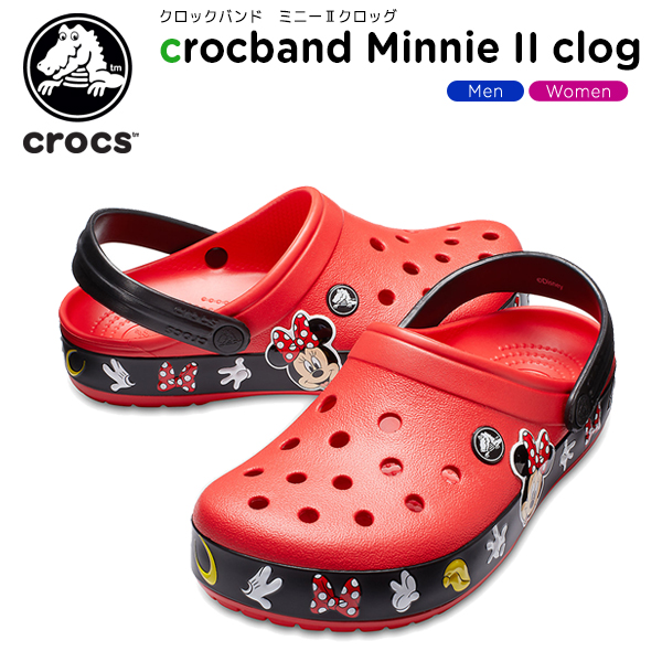 楽天市場 40 Off クロックス Crocs クロックバンド ミニー 2 0 クロッグ Crocband Minnie 2 0 Clog メンズ レディース 男性用 女性用 サンダル シューズ C B Crohas クロハス