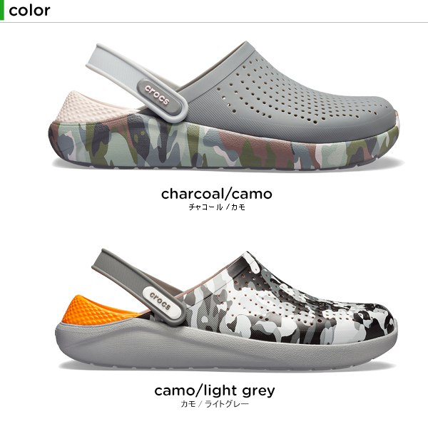 crocs charcoal grey