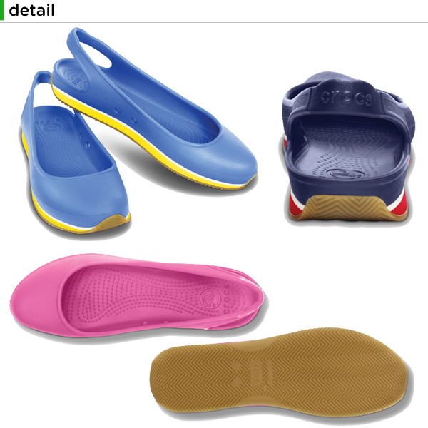 crocs slingback flats