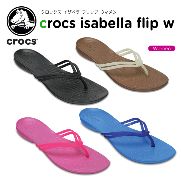 crocs isabella flip flop
