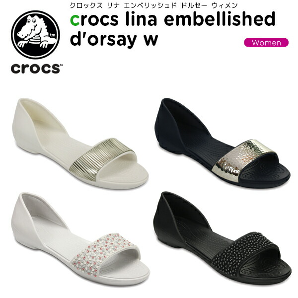 crocs lina embellished dorsay