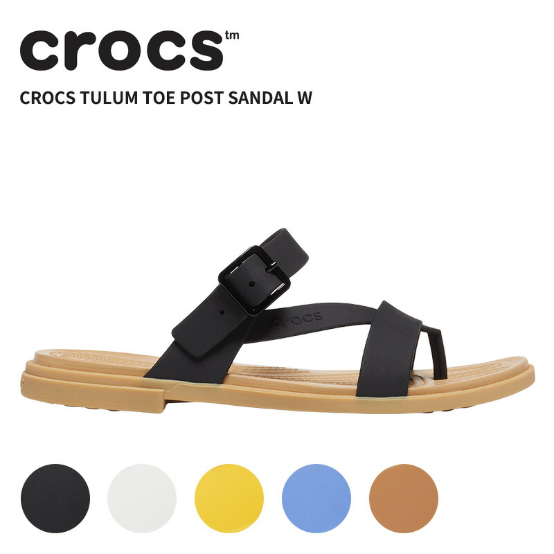 toe post crocs