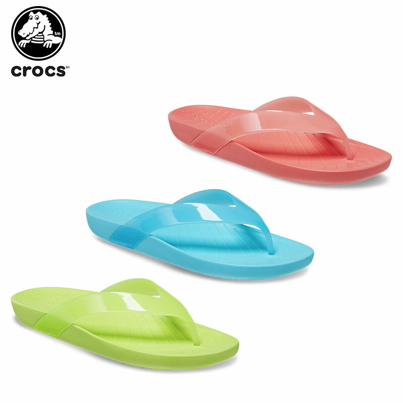 ＼抽選で最大100％ポイントバック!要エントリー／【40%OFF】クロックス CROCS サンダル レディース クロックス スプラッシュ グロッシー フリップ crocs splash glossy flip 女性 シューズ 防水 軽量 アウトドア ビーサン ビーチサンダル画像