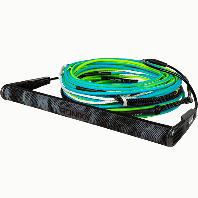【貨物輸送無料】 2024 RONIX One Combo - Lyrcra Grip 1.25 インチ. Dia. w/80フィート. R8 Rope - Iridescent Smoke ロニックス WAKEBOARD ウェイクボード 手持ち部分 縄索 アウトドア outdoor goods グッズ 運動競技 米国海兵隊員運動競技