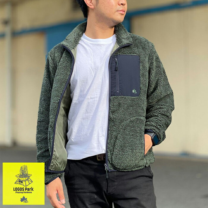 ミルク　V TWELVE ボアジャケット　背面ロゴ　裏地付　メンズM 楽天市場】【LOGOS park】ロゴスパーク [メンズ] ボアジャケット[4色