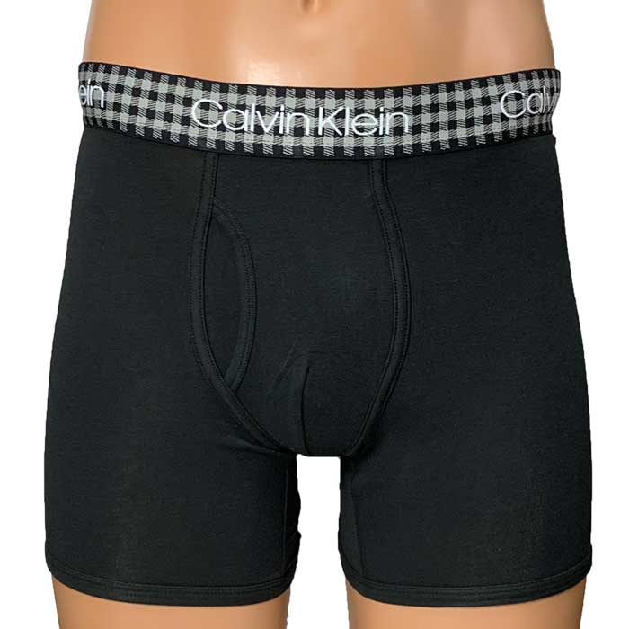 カルバンクライン Calvin Klein 男性下着 メンズアンダーウェア 送料無料 メンズ Holiday Buffalo Check Boxer Brief S,M,L,XL 【並行輸入品】