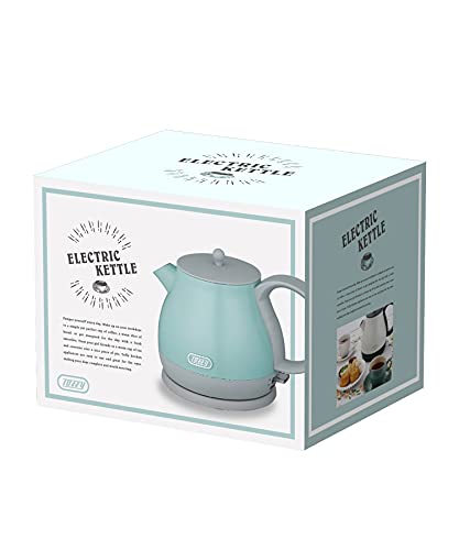 Toffy トフィー 電気ケトル K Kt1 ペールアクア 広口 お手入れラクラク 空焚き防止機能 レトロ かわいい おしゃれ K Kt1 Pa Salon Raquet De