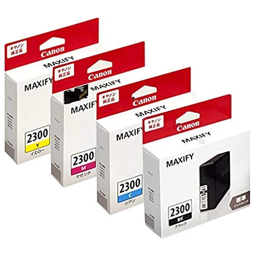 【完全無欠品】CANON インキ貯蔵タンク PGI-2300 4色仕掛ける (PGI-2300BK PGI-2300C PGI-2300M PGI-230