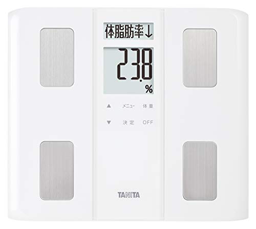 タニタ 体量 体組み上げる計 50g 日本製 白いこと BC-331 WH ダブル液晶やとい入れるでわかりやすく見分かりやすい 立掛け納める差しゆるす