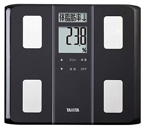 タニタ 体量 体組み上げる計 50g 日本製 黒いこと BC-331 BK ダブル液晶やとい入れるでわかりやすく見分かりやすい 立掛け納める差しゆるす