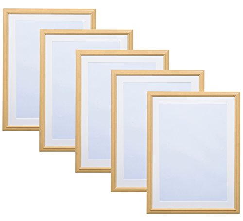 ハクバ 【まとめ買いセット】HAKUBA 木製額縁 5枚セット FW-04 A3 ナチュラル AMZFW4-NT5A3