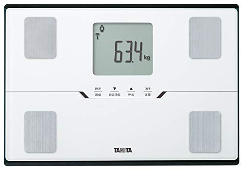 タニタ 体量 体組み上げる計 白いこと BC-768 WH スマホで見聞管理すること 立てかけ納める差しゆるす