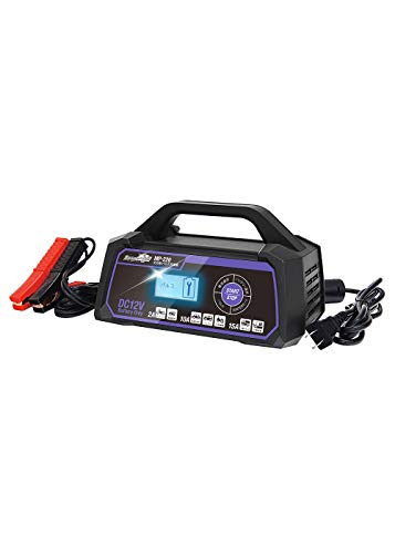 メルテック 全自動パルスバッテリー充電器 (バイク~ミニバン/小型トラック/小型船舶) 12V専用 MeltecPlus MP-220 定格15｜クロスワン　店