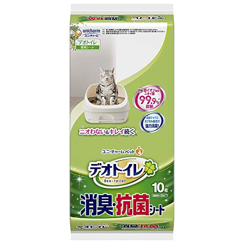 【まとめ買い】デオトイレ 猫用 シート 消臭・抗菌シート 40枚(10枚×4) おしっこ ペット用品 ユニチャーム