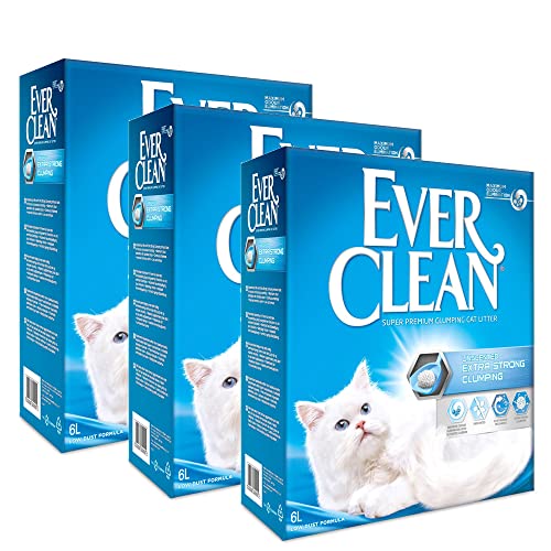 EVERCLEAN 猫砂 [正規店品] 無香タイプ 6L&times;3個 6L (ケース販売)｜クロスワン　店