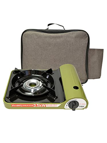 東海 カセット コンロ チャッカマン 風防付きコンロ TC-30SW 収納 ソフト ケース付き ボンベ別売 防災 アウトドア 持ち運びに便利 オ