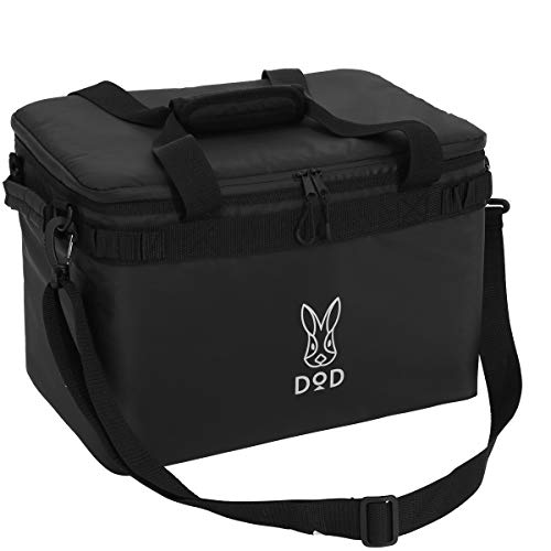 DOD(ディーオーディー) ホンブルグ帽くらお(23)23L 極厚断熱材 ソフトクーラーバッグ パウダーコンパクト 軽さ で扱い分かりやすい CL2-732-BK