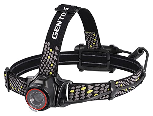 GENTOS(ジェントス) LED 前照灯 単3蓄電池式 300lm 雨合羽 ロングレンダー LR-H333D 長距離素っ破抜き 約162m