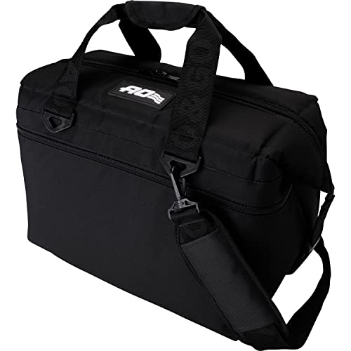 【置き目品5年】 AO Coolers(エーオークーラーズ) 24容器に並べる 帆布 ホンブルグ帽空調設備 黒いこと 23L 軽さ 保冷 クーラーボック