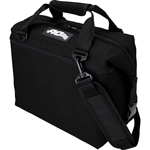 【正規品5年】 AO Coolers(エーオークーラーズ) 12パック キャンバス ソフトクーラー ブラック 11L 軽量 保冷 クーラーボック