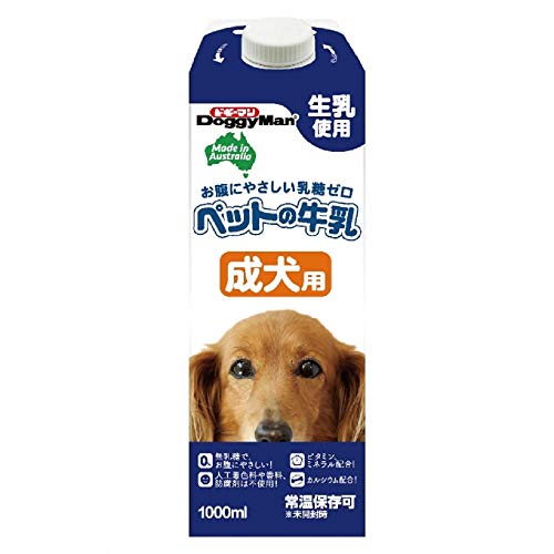 ドギーマン 犬用お兄ちゃん 愛玩動物の乳汁 成犬用 1.0リッター (x 10) (入れもの売りわたす)