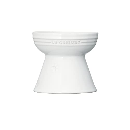 ル・クルーゼ(Le Creuset) ハイスタンド・ペットボール ホワイト 犬 猫 防汚 電子レンジ 対応 【日本品】