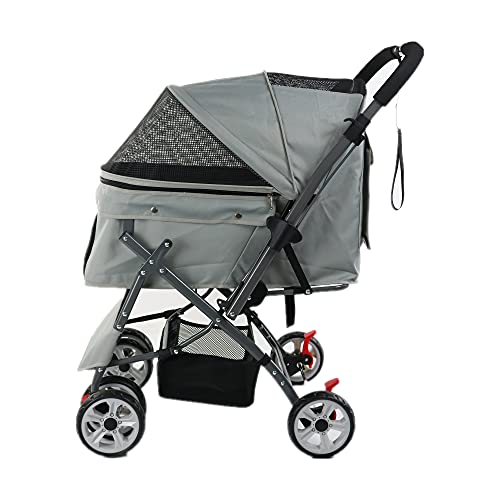 BTM ペットカート 対面式 折りたたみ 多頭 中型犬 小型犬 猫 2way 軽量 組立簡単 工具不要 介護用 ドッグカート ペットバギー 犬|クロスワン 店