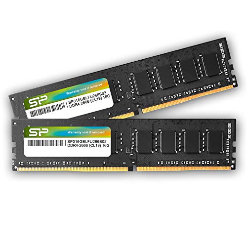 ケイ素樹脂力強さ 事務机とっ始めパソコン用記憶装置 DDR4-2666(パソコン4-21300) 16GB×2枚 288Pin 1.2V CL19 SP032