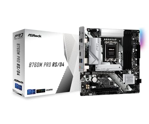 ASRock マザーボード B760M Pro RS/D4 Intel 第12世代 ・ 13世代 CPU ( LGA1700 )対応 B760チ|クロスワン 店
