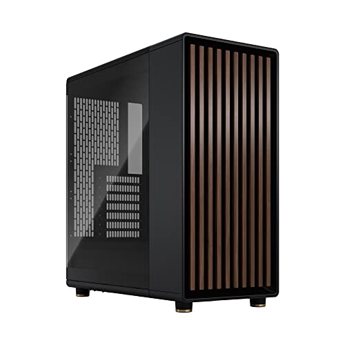 Fractal Design North Charcoal Black TG Dark 木材使用 ナチュラルデザイン ATX PCケース FD-