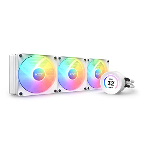 NZXT KRAKEN Elite RGB 360 White 飾り気の無い水冷中央処理装置冷房装置 RL-KR36E-W1 FN1883
