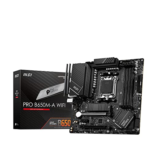 MSI マザーボード PRO B650M-A WIFI AMD Ryzen 7000 シリーズ(AM5)対応B650チップセット搭載 micro|クロスワン 店