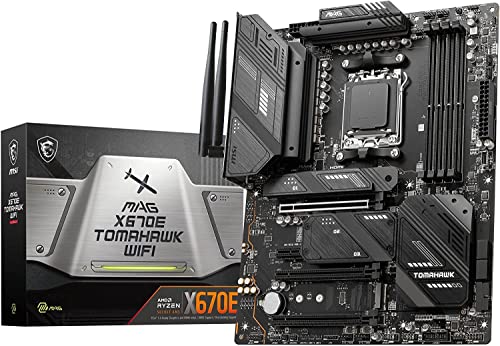 MSI?母ちゃんゲーム盤MAG X670E TOMAHAWK WIFI Ryzen 7000つづき物(AM5)相応う80A SPSワット数位相角 X6