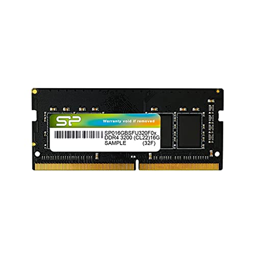 シリコンパワー ノートPC用メモリ DDR4-3200(PC4-25600) 16GB&times;1枚 260Pin 1.2V CL22 SP016GBS｜クロスワン　店