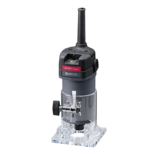 京セラ(Kyocera) 旧リョービ プロ用 トリマー ATR51 628350A ブラック 【透明ベースプレート採用でスミ線・加工面がクッキリ