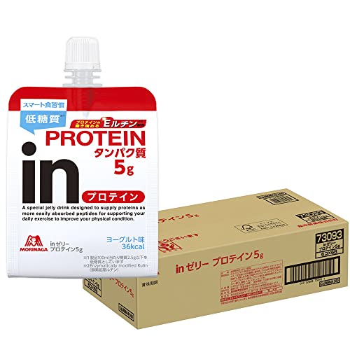 インチジェリー たんぱく質5g 発酵乳味 (180g×36個) たんぱく質 たんぱく質 低糖質 脂質絶無 ホエイプロテイン 10秒受け持ち ホエ 栄養・健康ドリンク-健康食品