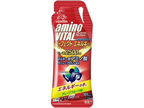 【ケース販売】味の素 アミノバイタル アミノショット パーフェクトエネルギー グレープフルーツ味 アミノ酸 2500mg アラニン プロリン 栄｜クロスワン　店